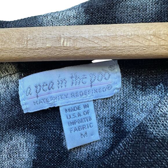 A Pea in the Pod Maternity Dress Black White Print Size M - Picture 2 of 5